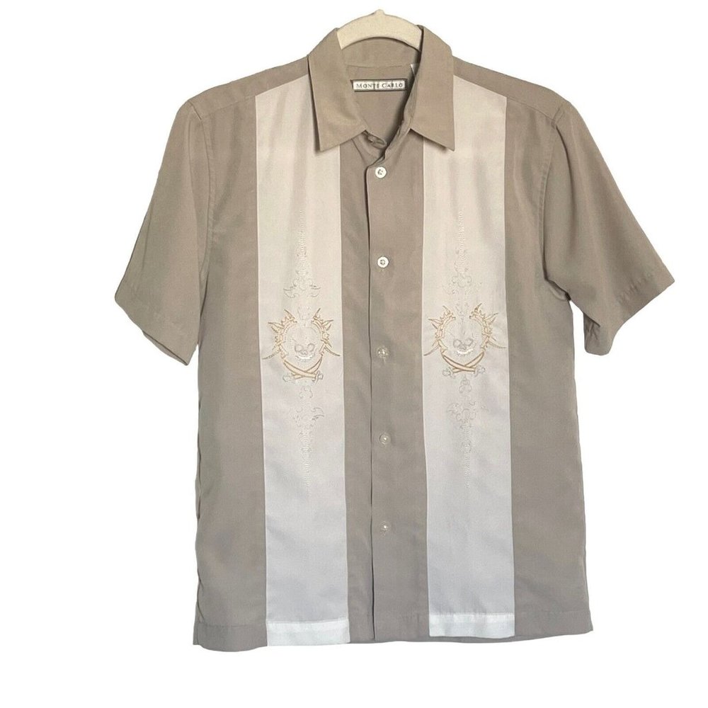 Montecarlo shirt  short sleeve boys size  L 10/12